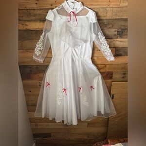 Wedding Dress, Square Dance, Valentines Dance Etc Size Large New